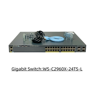 Commutateur Ethernet Gigabit 24 ports série 2960-X WS-<span class=keywords><strong>C2960X</strong></span>-<span class=keywords><strong>24TS</strong></span>/24PS/24TD/48TS/48TD/48FPS/48LPS/48FPD/48LPD-L/<span class=keywords><strong>LL</strong></span> - Product Image 2