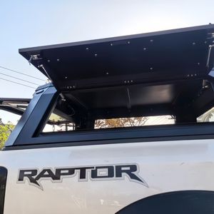 หลังคาอลูมิเนียมอัลลอยด์สีดำสำหรับรถกระบะ 4x4 รุ่น <span class=keywords><strong>Hilux</strong></span> Vigo / <span class=keywords><strong>Hilux</strong></span> Revo แบบฮาร์ดท็อป - Product Image 3