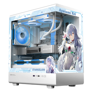 Autocollants personnalisés sur le thème de l'Hurricane Beast Neon Genesis Evangelion pour boîtier de jeu PC, support M-ATX, carte mère <span class=keywords><strong>ITX</strong></span> 240mm - Product Image 1