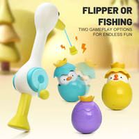 Zhorya Jeu de pêche magnétique avec éclairage, jouet de bain, jouets à jets d'eau, jeu de pêche pour enfants