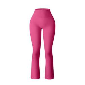 Leggings de Mujer de Cintura Alta Elástica con Efecto Levanta Glúteos, 100% Poliéster, Elásticos en Cuatro Direcciones, Tallas Grandes, Color Sólido - Product Image 2