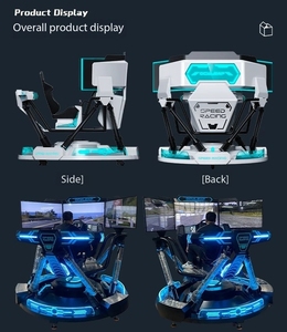 Máquina de Carreras de Autos a Monedas, Juego de Diversión de Metal y Plástico para Interiores, Equipo de Entretenimiento para Centros Comerciales y Salas de Juegos - Product Image 4