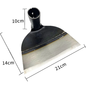 <span class=keywords><strong>Houe</strong></span> en acier au carbone haute résistance pour jardinage domestique, outil de plantation durable de style nouveau avec manche en bois, qualité industrielle DIY - Product Image 2