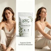 SYC BIO Capsules d'Ashwagandha 3000mg Extrait de Withania Somnifera Premium à base de plantes 60 Capsules Végétaliennes Soutien Antioxydant Fournisseur OEM