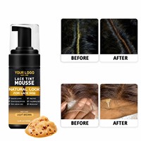 Mousse Teintée et Mousse Fondante pour Perruques Lace Front, Postiches et Toupees