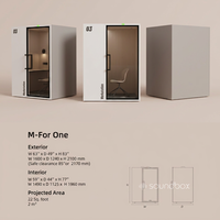 Prix de gros : Cabine de réunion acoustique moderne insonorisée, Pod de bureau pour l'intimité, solution d'espace de travail pour la concentration téléphonique