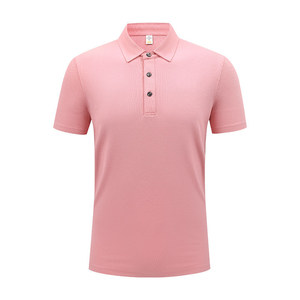 เสื้อโปโลผ้าฝ้ายสีทึบระบายอากาศได้ดีแขนสั้นสำหรับสวมใส่ทุกวัน - Product Image 4