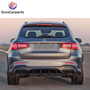2016-2019y <span class=keywords><strong>GLC</strong></span> X253 actualización a 2020y GLC63 SUV parachoques trasero del coche difusor labio puntas de escape para <span class=keywords><strong>Mecedes</strong></span> Benz Clase <span class=keywords><strong>GLC</strong></span> - Product Image 5