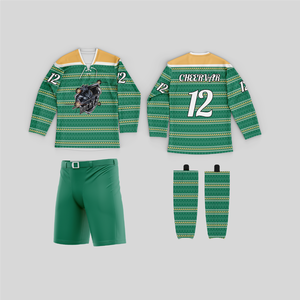 Feestelijke Kerst Ijshockeykleding Voor Teamtoernooi Feest Cadeau Souvenir Leuke Sportviering - Product Image 1