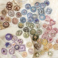 Autocollants LABON Animaux de la Forêt Vintage, Autocollants Réalistes Faune Sauvage, Décalcomanies Lapin Vintage pour Journal Créatif et Scrapbooking Esthétique