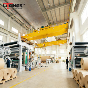 Pont roulant QE à double chariot, télécommande sans fil, double poutre, poutre flottante, 850 tonnes avec palan, utilisation en atelier, moteur - Product Image 2