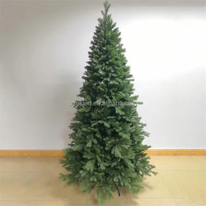 Albero di Natale artificiale Pre-illuminato da 8 piedi con luci bianche verde per interni/esterni IP65 per decorazioni natalizie - Product Image 5
