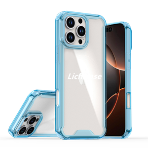 Lichicase, lentes anticaída de cuatro esquinas, carcasas de teléfono con marco colorido protector para Google <span class=keywords><strong>Pixel</strong></span> 10 Pro 10Pro XL, contraportada - Product Image 5