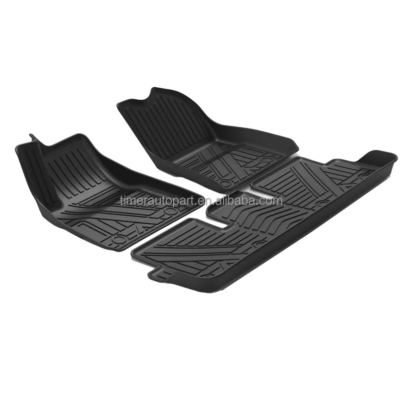Auto Interior Accessories All Weather Tpe Car Floor Mats Trunk Mat 3D For Tesla Model 3 Y X S Carpet Floor Mats Lhd Rhd