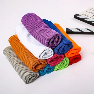 Super Face 100x30CM Microfiber Cooling Towel Instant Cooling Material Cooling Print Towel