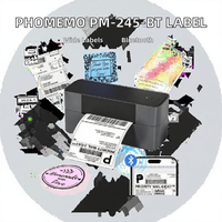 Mesin Pencetak Label Pengiriman Termal Nirkabel Pembuat Label Barcode