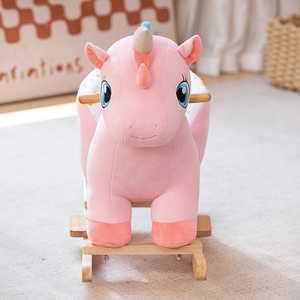 Silla Mecedora de Peluche Más Vendida: Linda Silla Mecedora de Unicornio Rosa, Regalo Perfecto para Niños - Product Image 2