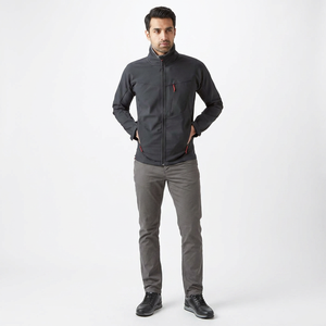 Lightweight Casual <b>Canvas</b> Waterproof Stand Collar Softshell <b>Jackets</b> <b>for</b> <b>Men</b> Solid Custom Logo OEM Service Available 2026 - Product Image 1