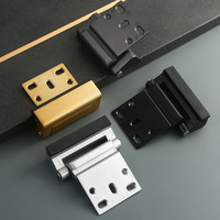 Loquet de porte de chambre d'hôtel d'intérieur moderne verrouillage rapide en alliage de zinc en acier inoxydable de sécurité antivol pour vis à usage domestique