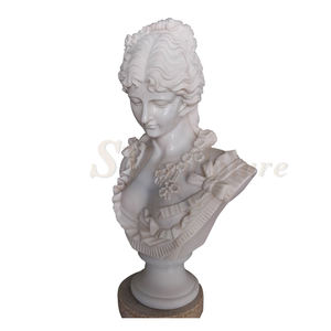 Marbre Marbre <span class=keywords><strong>Femme</strong></span> Tête Sculpture Pierre <span class=keywords><strong>Buste</strong></span> Statue Sculpture Marbre Romain <span class=keywords><strong>Buste</strong></span> Fabricants - Product Image 6