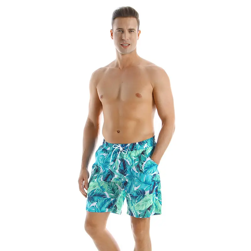Short de bain d'été pour hommes, vente en gros, séchage rapide, respirant, vêtements de plage