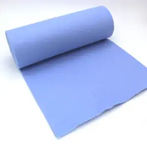 Rolos de tecido de feltro de algodão aramida 100% poliéster barato cor não tecido impresso spunbond reciclável agulha perfurada