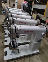 Machine à coudre industrielle à aiguille simple Golden Wheel Cs-810, idéale pour la fabrication de perruques