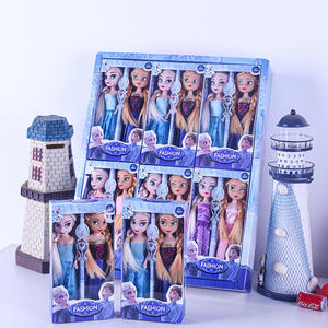 Caja de Regalo de Juguete de Plástico Esla al <span class=keywords><strong>por</strong></span> <span class=keywords><strong>Mayor</strong></span> con Muñeca de Vinilo de Anna, Juguete para Niños, Mini Juguete de Cápsula Infantil, Figura de Acción de Anime - Product Image 3