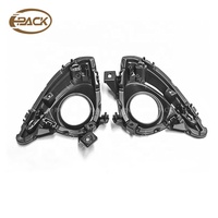 I-PACK Garniture de phare antibrouillard chromée de haute qualité pour Mazda 2 2014 et plus, cache de phare antibrouillard avant avec support, pièces de carrosserie de remplacement OEM