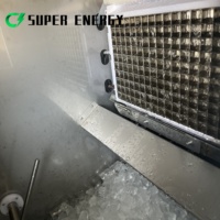 Distributeur automatique commercial d'eau et de glace en sachets avec paiement par pièces et fonction SDK, capacité de 160 kg, refroidissement par compresseur
