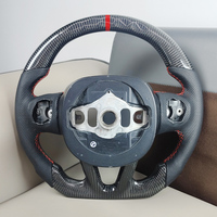 Accessoires Volant en fibre de carbone forgé de style tout-terrain personnalisé pour Dodge Challenger Hellcat Durango SRT 2015-2020