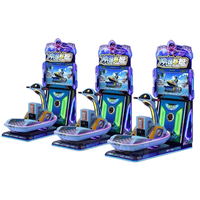 Máquina de Redención de Simulación de Surf en Arcade, Operada con Monedas, con Luces LED