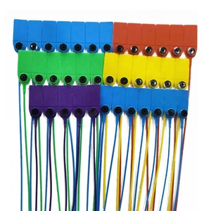 Nhà sản xuất 300 mm giả mạo bằng chứng rõ ràng thu nhỏ nhãn an toàn có thể điều chỉnh con dấu Nhựa Tùy Chỉnh con dấu xe tải nhựa - Product Image 2