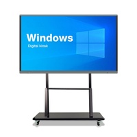 65 75 86 98 110 pouces tout en un Pc interactif enseignement réunion tableau blanc intelligent tableau blanc LED Guangdong tableau noir intelligent 1 pièces