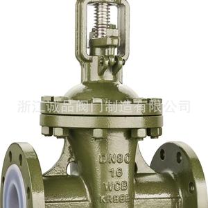 Vanne à boisseau sphérique Z41F46-16 25 avec revêtement en fluor, corps en acier moulé, résistant à la corrosion et aux acides-alcalins, pour l'eau et l'huile - Product Image 2