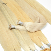 Extensions de cheveux avec Micro anneau, Extension de cheveux naturels avec Micro perles, Micro boucle pré-collée, postiche Remy