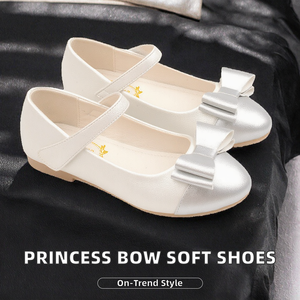 Zapatos de Princesa para Niña, Suela de Goma de Verano, Detalle de Lazo, Microfibra, Suela Suave - Product Image 2