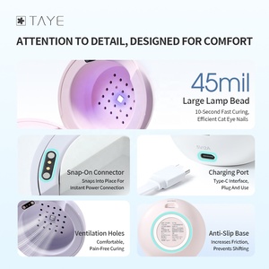 Lampe UV LED pour ongles TAYE, design dernier cri, haute qualité, séchage rapide, effet œil de chat, à brancher. - Product Image 5