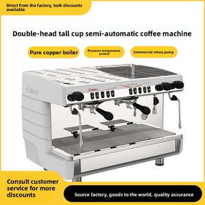 Machine à expresso semi-automatique commerciale à double groupe contrôlée électroniquement <span class=keywords><strong>Campari</strong></span> M23UP importée de Chine, en acier inoxydable - Product Image 4
