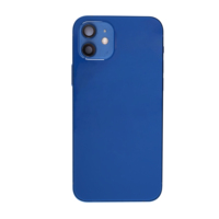 Cache arrière de remplacement en verre avec design en barre pour iPhone 12 Mini, pièces de châssis de protection, câble flexible, boîtiers de téléphone portable