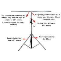Torre elevadora de truss de 3 metros y 4.5 metros para soporte de luces LED Par y cabezales móviles de escenario