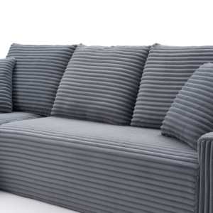 Juego de sofá de tela de pana para 2 personas personalizable, cómodo respaldo de espuma comprimida, único Hotel, sala de estar, Villa, visualización de películas - Product Image 6