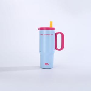 Gobelet isotherme en acier inoxydable grande capacité avec poignée, en acier 304, pour les voyages, le bureau et la voiture - Product Image 3