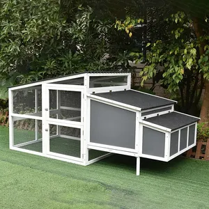 Benutzer definierte hochwertige Hühner henne Haus Kaninchen Hamster Outdoor Pen Hutch Gehäuse Holz Hühnerstall