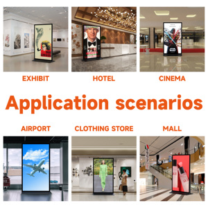 Kiosque numérique sur pied pour intérieur, écran LCD 75 pouces 4K Full HD, avec système d'exploitation Android, CMS basé sur le cloud et RDM, écran tactile en option, pour clinique - Product Image 6