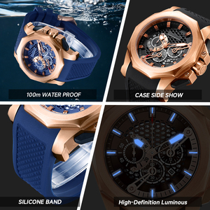 นาฬิกาข้อมือผู้ชายแบบธุรกิจ โลโก้สั่งทำพิเศษ หรูหรา กันน้ำ เรืองแสง ควอตซ์ คลาสสิก สายสแตนเลส - Product Image 3