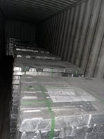 Lingots d'aluminium de haute qualité, matière première pure, alliage d'aluminium avec composition chimique Al, prix et stock