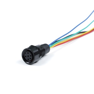 להתאמה אישית LED חיצוני אור 2 פין בורג סוג כבל חיווט IP68 עמיד למים תקע חשמל חוט מחבר כבל - Product Image 2