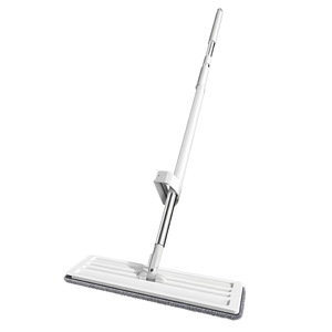 Mopa Plana con Cabezal de Microfibra, Autoescurrible, con Sistema de Deshidratación Deslizante, Herramienta Rectangular para Limpieza de Pisos en Hogar y Oficina - Product Image 1