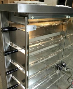 Asador de Pollo Rotatorio de Acero Inoxidable 2025, a Gas y Eléctrico, Duradero, con 2 <span class=keywords><strong>Cajones</strong></span>, en Venta - Product Image 2